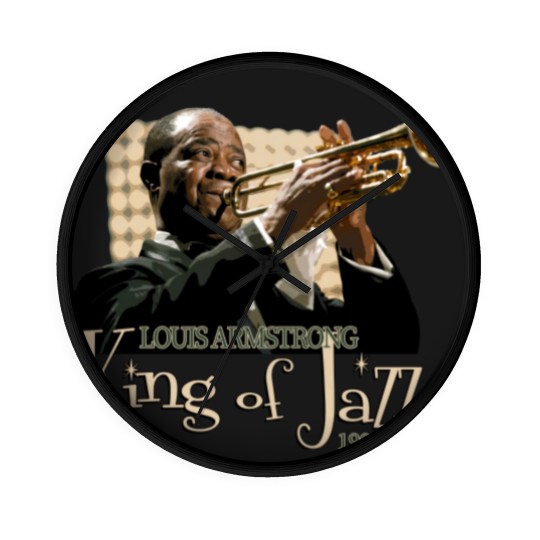 Discover Louis Armstrong, King of Jazz - Louis Armstrong - Wall Clocks
