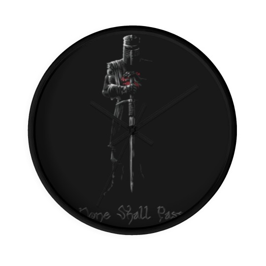 Discover None Shall Pass Wall Clocks