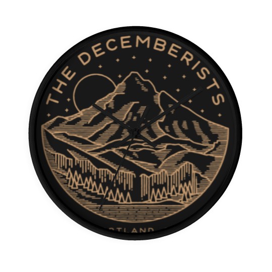 Discover The Decemberists Portland Logo Wall Clocks