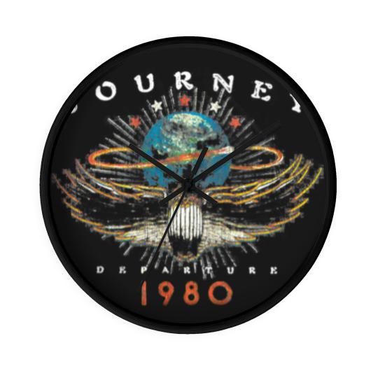 Discover Journey Departure Tour 1980 Men’s Wall Clocks, Wall Clocks For Music Fan