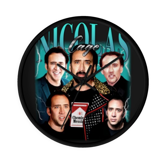 Discover Nicolas Cage Wall Clocks