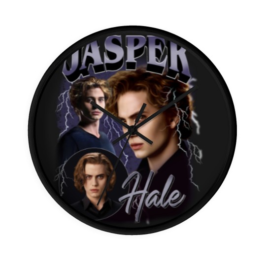 Discover Jasper Hale Wall Clocks, Jasper Hale Wall Clocks, Vintage Jasper Hale Twilight saga Wall Clocks