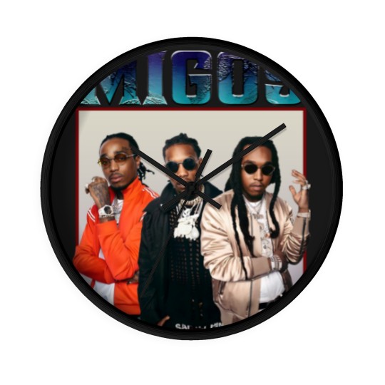 Discover Migos Vintage Raptee Wall Clocks - Migos Wall Clocks, Migos Tour, Takeoff Wall Clocks, Music Wall Clocks, Gift for Fan
