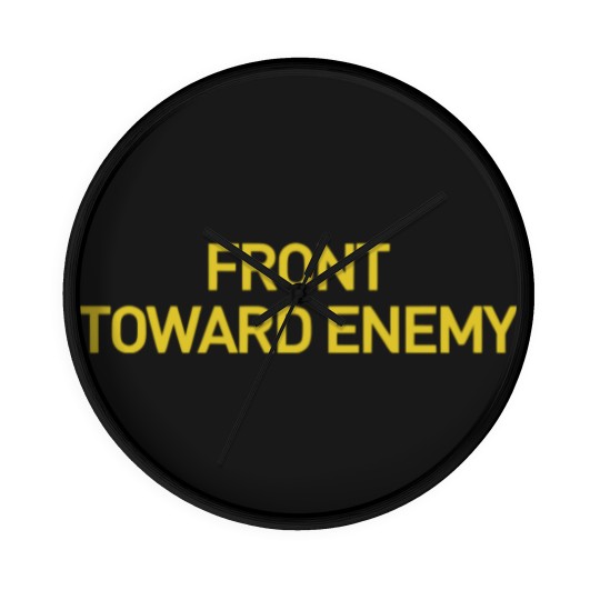 Discover Front Toward Enemy Wall Clocks