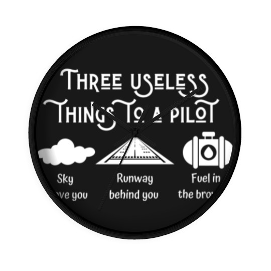 Discover Three useless things to a pilot Wall Clocks