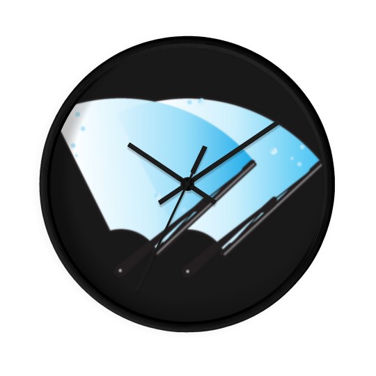 Discover Car windscreen wipers Wall Clocks