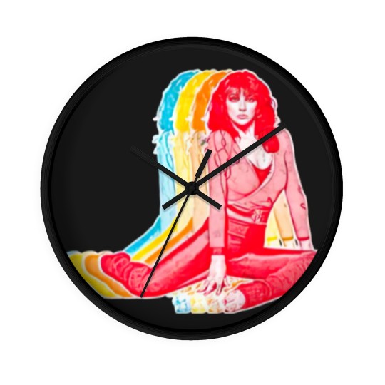 Discover Kate Bush / Retro Rainbow Aesthetic Design - Kate Bush - Wall Clocks
