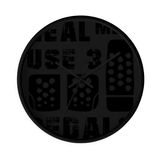 Discover Real men use 3 pedals Wall Clocks