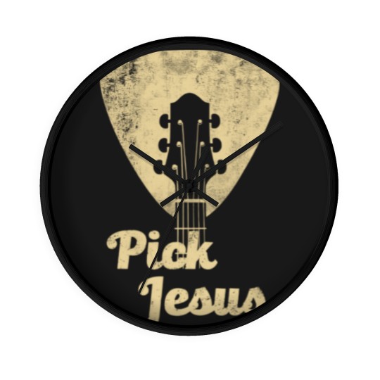 Discover Pick Jesus T -Music Pastor - Pastor Easter Wall Clocks