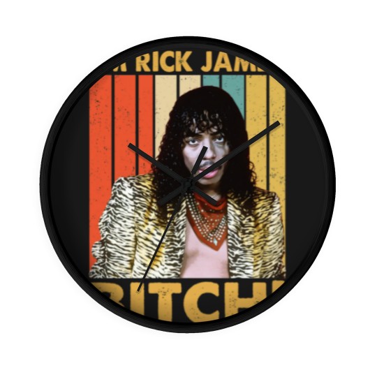 Discover Vintage I'm Rick James Bitch Essential Wall Clocks