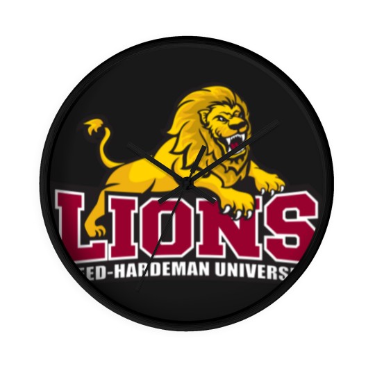 Discover College Of Freed–Hardeman Lions Team Wall Clocks