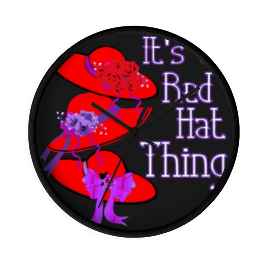 Discover Red Hat It'S A Red Hat Thing Gift Wall Clocks