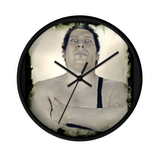 Discover GIANT! - Andre The Giant - Wall Clocks