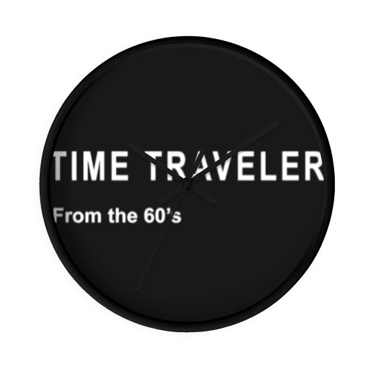 Discover TIME TRAVELER, From the 60's. Nostalgia, down memory lane. - Time Traveler From The 60s Nostalgia - Wall Clocks