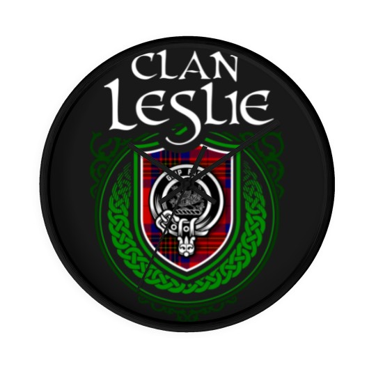 Discover Clan Leslie Scottish Tartan Wall Clocks