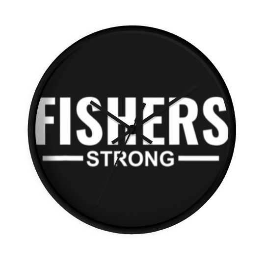 Discover Fishers Strong Community Strength Prayer Support Wall Clocks