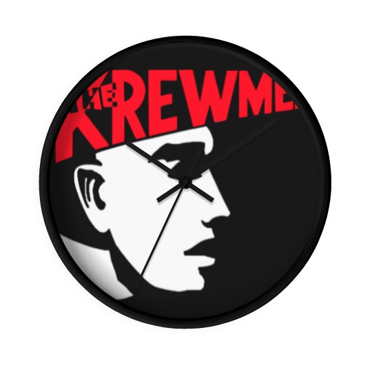 Discover Vintage The Krewmen Pure Rockabilly Psychobilly Music Big Printed Wall Clocks
