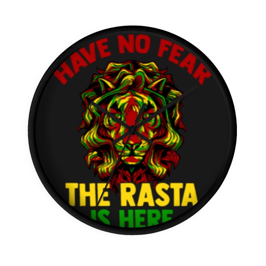 Discover Rastafari Rasta Reggae Jah Gift Judah Marley Wall Clocks