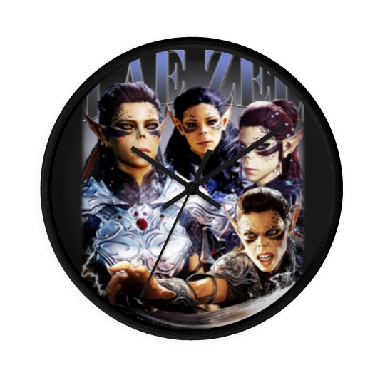 Discover Vintage 90s Style Lae'zel - Baldurs Gate 3 Gift For Fan Unisex Wall Clocks S-5XL
