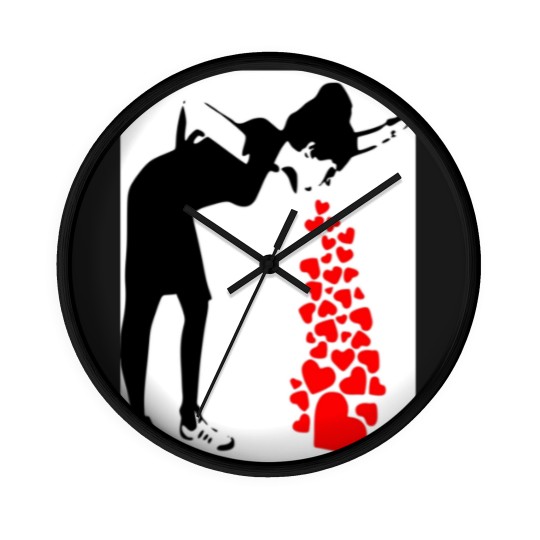 Discover Lovesick Street Art By Banksy - Street Art Work Graffiti - Artwork Design For Women Men Kids Poste Wall Clocks