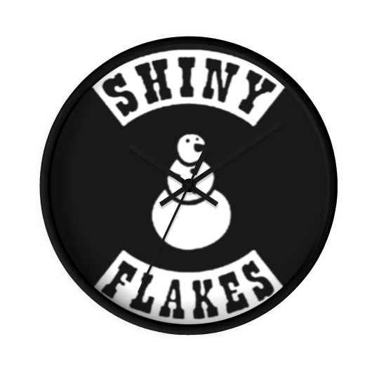 Discover Legendary Shiny Flakes Wall Clocks