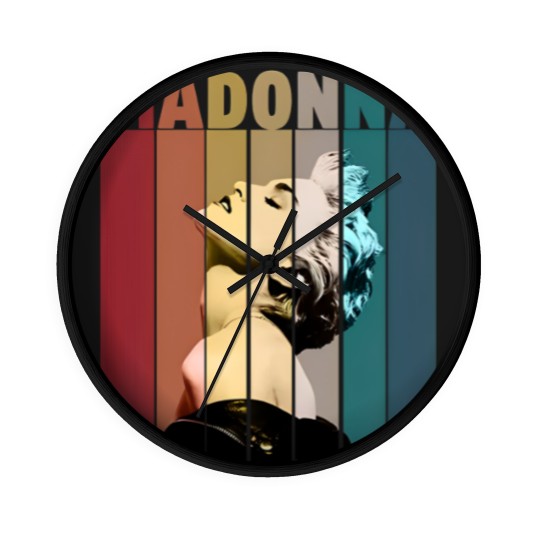 Discover Madonna Retro Vintage Wall Clocks, Madonna Wall Clocks, Music Wall Clocks, Gift Wall Clocks For You And Your Friends, Vintage Madonna Wall Clocks