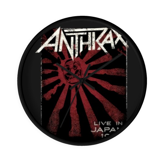 Discover Anthrax Unisex Wall Clocks: Live in Japan