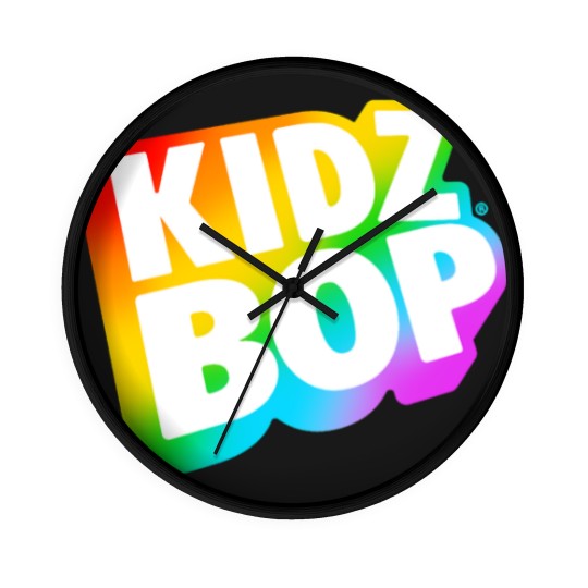 Discover Kidz Bop Rainbow Logo Wall Clocks