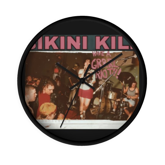 Discover Vintage 90s Bikini Kill Wall Clocks, Bikini Kill Rock Band Wall Clocks,