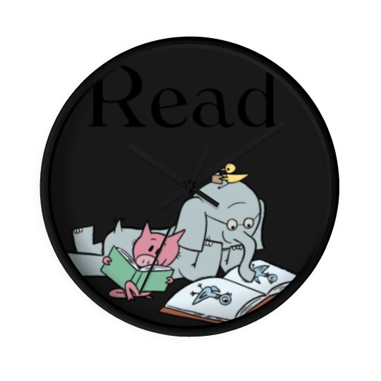 Discover It's A Good Day To Read Book - Elephant And Piggie Comic - Wall Clocks