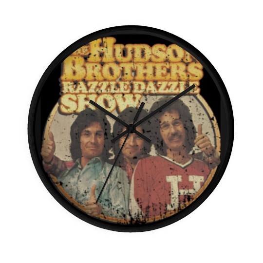 Discover The Hudson Brothers Razzle Dazzle Show 1974 Wall Clocks