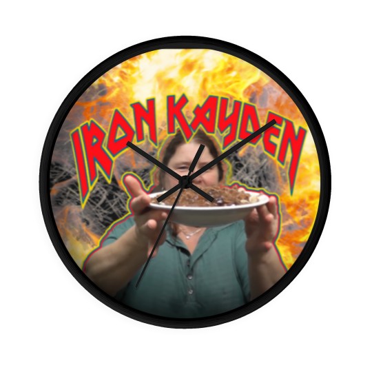 Discover Iron Kayden - Kay´s Cooking (Alphabet Soup) Wall Clocks