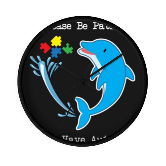 Discover Please Be Patient I Have Autism Classic Wall Clocks Wall Clocks