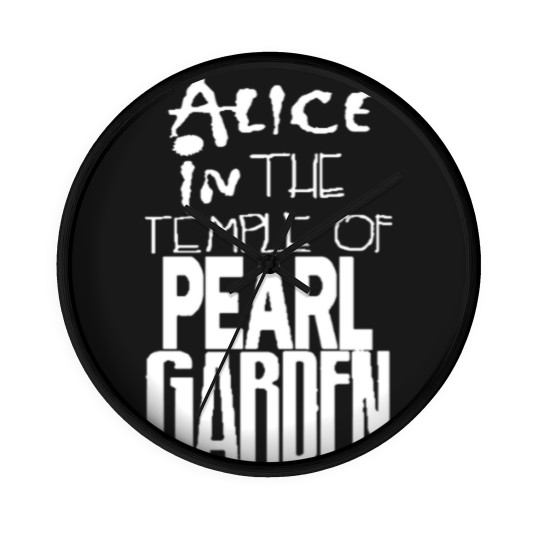 Discover Alice In The Temple Of Pearl Garden Wall Clocks