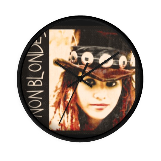 Discover 4 non blondes grunge vintage look alternative rock Wall Clocks design Wall Clocks