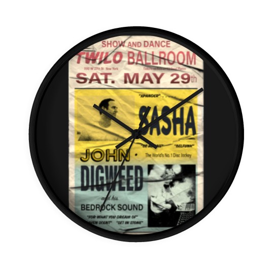 Discover Sasha and John Digweed Twilo Retro Wall Clocks