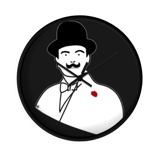 Discover Hercule Poirot Agatha Christie - Hercule Poirot - Wall Clocks