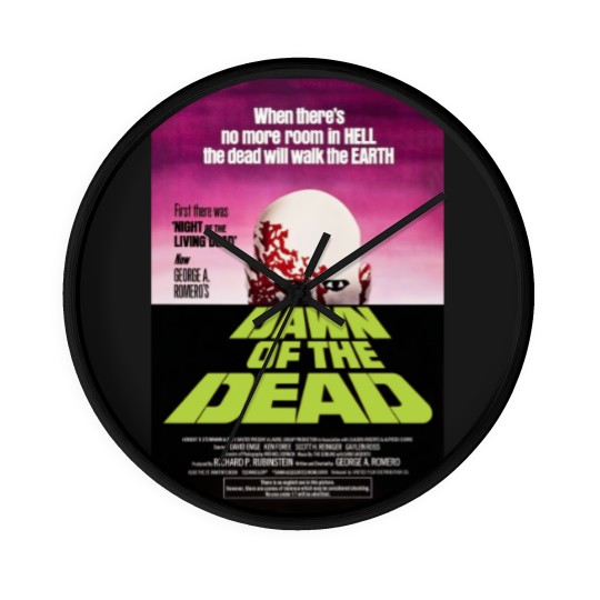 Discover Dawn of the Dead (1978) George A. Romero Wall Clocks
