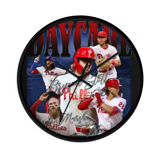 Discover Vintage 90s Daycare Baseball Wall Clocks , Bryson Stott Alec Bohm Brandon Marsh