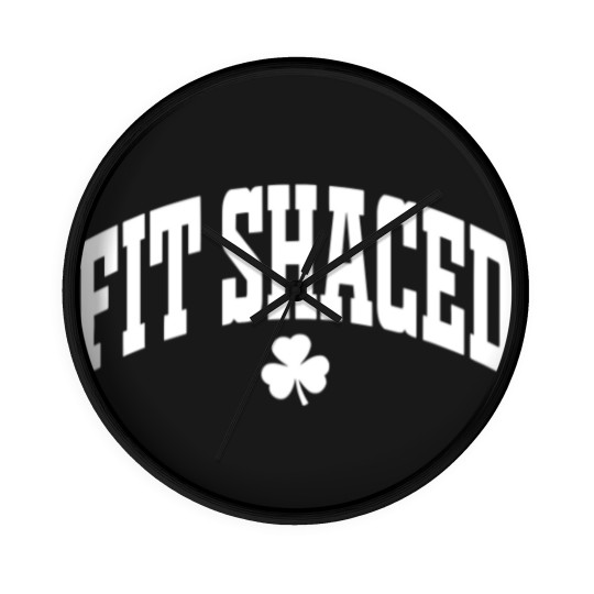 Discover Fit Shaced Wall Clocks - Funny St. Patrick's Wall Clocks - Funny Women Wall Clocks - Funny Drinking Wall Clocks