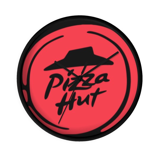 Discover Pizza Hut Logo Wall Clocks