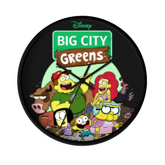 Discover Big City Greens Wall Clocks Big City Greens Family Wall Clocks Cricket Green Tilly Green Bill Green Wall Clocks