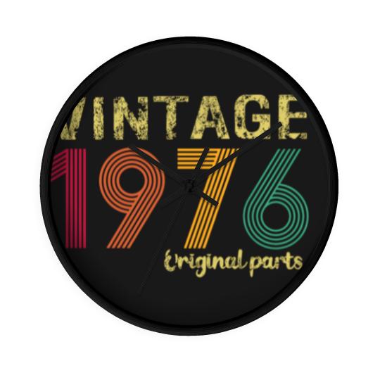Discover 1976 Original Parts Wall Clocks, 47th Birthday Wall Clocks, Retro 1976