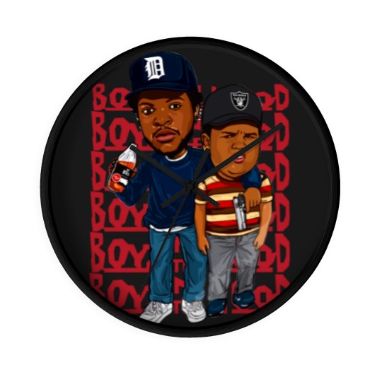 Discover Boyz n The hood Wall Clocks, Doughboy Wall Clocks, Ice Cube Wall Clocks, 90s movie Wall Clocks
