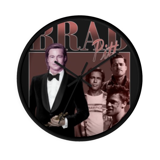 Discover Brad Pitt Wall Clocks | Brad Pitt Fight Club Wall Clocks