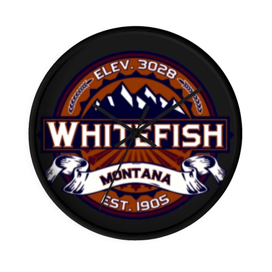 Discover Whitefish Vibrant Wall Clocks