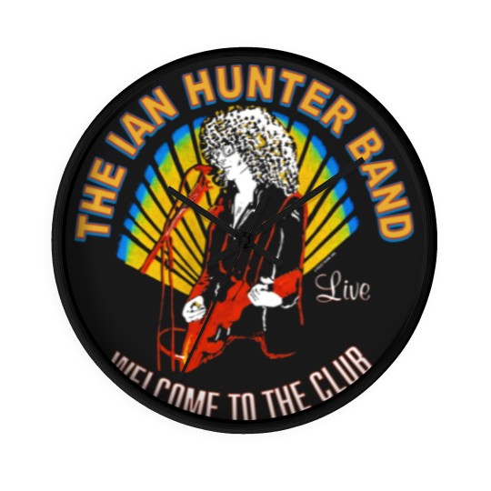 Discover Vtg 1980 Ian Hunter Band Concert Wall Clocks