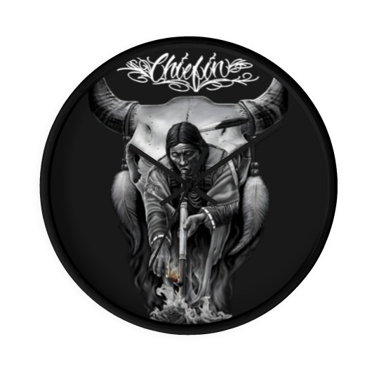 Discover david gonzales art chiefin Wall Clocks