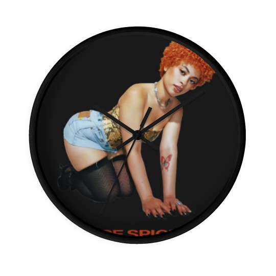 Discover Ice Spice Retro Wall Clocks, Ice Spice Wall Clocks, Ice Spice Merch