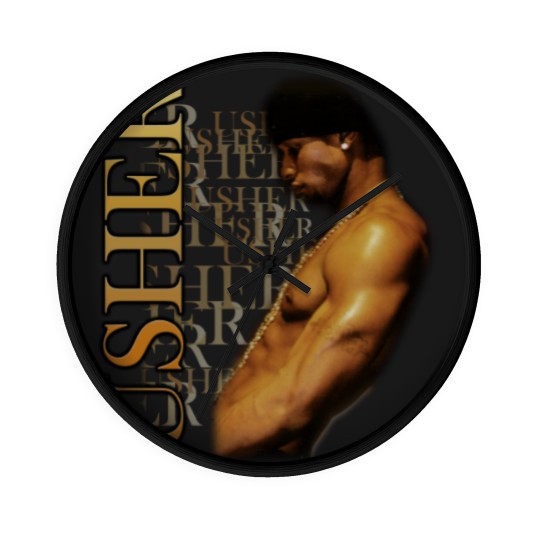 Discover Usher Band Tees  Rap Tees  Vintage Vintage 00s Usher Rap Unisex Wall Clocks
